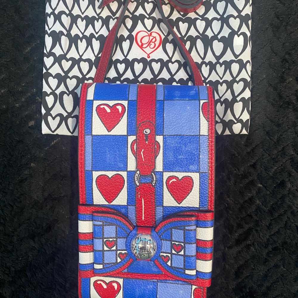 Brighton Red and Blue Heart Phone Case - Picture 9 of 9